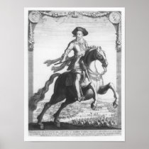 Gustavus Adolphus II, konung av Sverige, på Affischer
