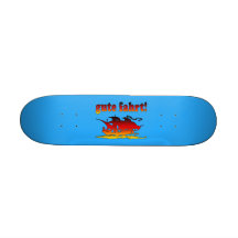 Gute Fahrt reser den bra resan i tyska semestrar Skateboard Deck