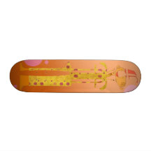 Gyckelmakaren (orangen) skate board decks