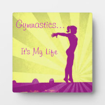 Gymnastplatta Plack Med Foto