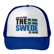Ha ingen skräck, svensken är här baseball hat