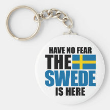 Ha ingen skräck, svensken är här nyckelring