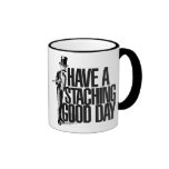 Ha Staching en bra dag Kaffe Kopp