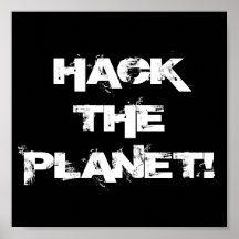 Hacka planetaffischen