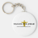 Hacker för Jesus logotypkeychain Nyckel Ring