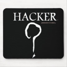 Hacker (missförstått snille) musmatta