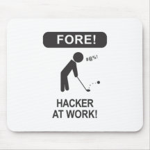 HACKER PÅ ARBETE MUSMATTOR