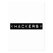 Hackers Zerocool Vykort