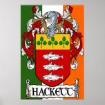 Hackett vapensköldtryck affisch
