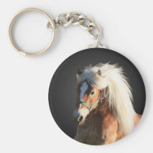 Haflinger häst nyckelringar