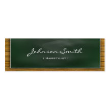 Hairstylist - personlig kall Blackboard Visitkort Mall