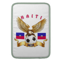 Haiti fotbolldesigner sleeves för MacBook air