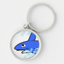 Haj Keychain Nyckelring