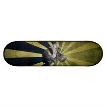 Haj vs. gorilla skateboard decks