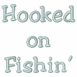 Hakat på Fishin broderade Hoodiejackan