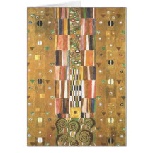 Håla Wandfries för Gustav Klimt ~-Entwurf für Hälsningskort