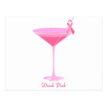 Halftime designer Pinktini Vykort