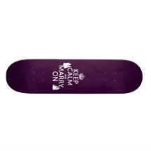 Håll lugn och att gifta sig på - allt färgar skate board