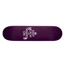 Håll lugn och att gifta sig på (anpassadefärg) skate board decks