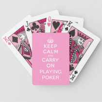 HÅLL LUGN OCH BÄR PÅ ATT LEKA ROSOR FÖR POKER %PIP spelkort