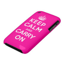 Håll lugn och bär på Case-Mate iPhone 3 fodraler