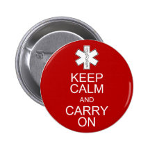 Håll lugn och bär på - EMS Pins