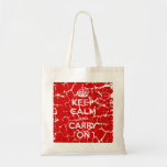 Håll lugn och bär på tote bag
