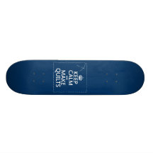 Håll lugn och gör täcken (alla färger) skateboard deck