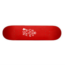 Håll lugn och leka på (gitarren) (någon färg) skate board