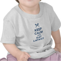 Håll lugnat och äta Latkes T Shirts