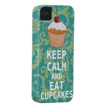 HÅLL LUGNAT OCH äta muffinsändringskrickan någon f Case-Mate iPhone 4 Cases
