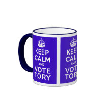 Håll lugnat och rösta Tory~ politiskt U.K.