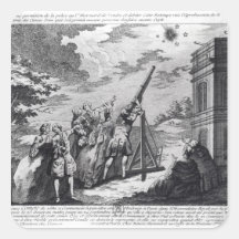Halleys komet som observeras i 1759 av Cassini III Klistermärken