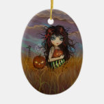 Halloween den felika prydnaden julgransdekorationer