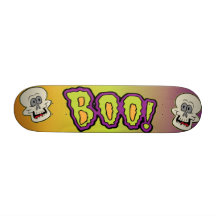 Halloween döskallar med bu anpassad skate board
