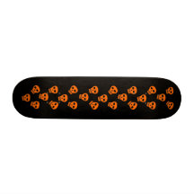 Halloween döskallar skate board deck