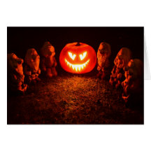 Halloween dvärgar kort