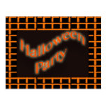 Halloween fest vykort