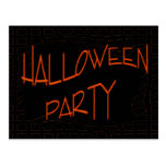 Halloween fest vykort