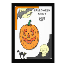 Halloween festinbjudan