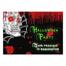 HALLOWEEN FESTINBJUDAN - SKELETT