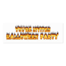 halloween festinbjudan visitkort mallar