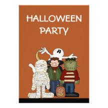 Halloween festinbjudningar