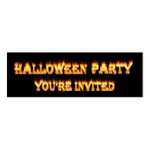 halloween festinbjudningar visitkort