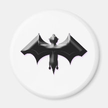 Halloween fladdermöss kylskåpsnagnet