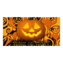 Halloween fototryck (anpassningsbar) anpassade foto kort