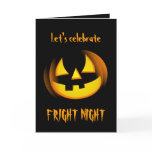 Halloween Fright Night Party Invitation Greeting Card