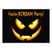 Halloween Halloween SKRIparty Inbjudningar