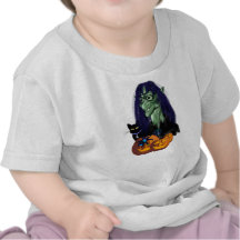 Halloween häxa och vänner T Shird Tee Shirt