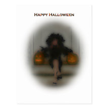 Halloween häxavykort